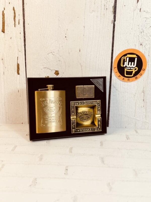 قمقمه کتابی فندک و زیر سیگاری دار کد 42458-10