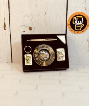ست زیر سیگاری و اکسسوری طرح گرگ کد 42458-19