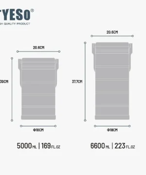 کول باکس پرتابل تایسو TYESO بزرگ حجم 6.6لیتر کد TS-01037