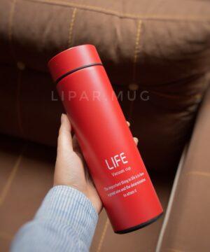 فلاسک دماسنج دار لایف