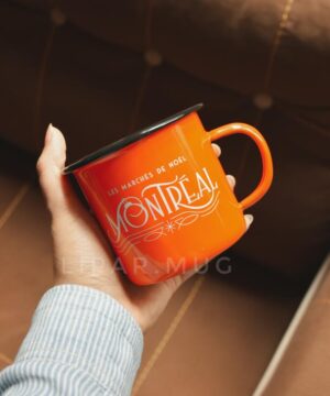 ماگ لعابی برند مونترال متوسط 280 میل