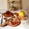 تخته سرو پلای وود گرد طرح دار