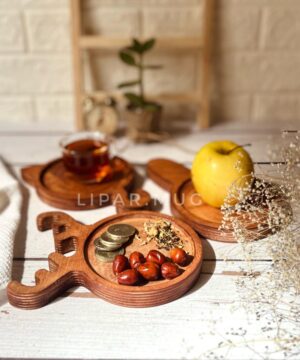 تخته سرو پلای وود گرد طرح دار