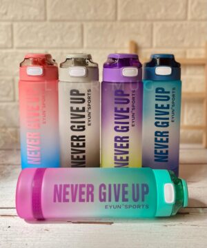 قمقمه 1000 میل دکمه ای NEVER GIVE UP برند EYUN