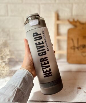 قمقمه 1000 میل دکمه ای NEVER GIVE UP برند EYUN