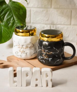 ماگ ماربل درب پیچی آینه دار