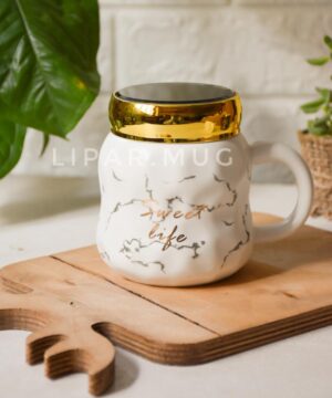 ماگ ماربل درب پیچی آینه دار