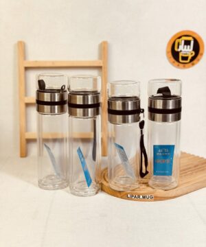 لیوان دمنوش Glass Cup کد 7383