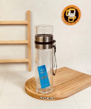 لیوان دمنوش Glass Cup کد 7383