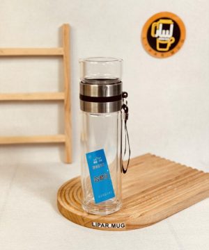 لیوان دمنوش Glass Cup کد 7383