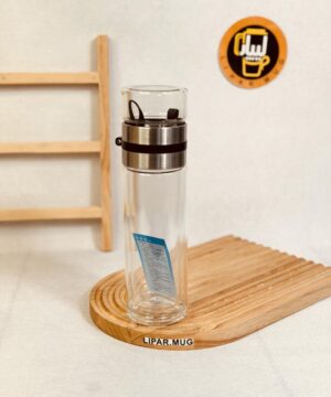 لیوان دمنوش Glass Cup کد 7383