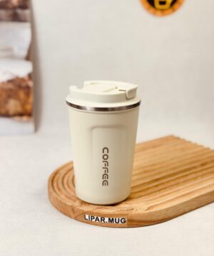 تراول ماگ بدنه پلاستیکی کافی coffee حجم 380 میل کد 1120