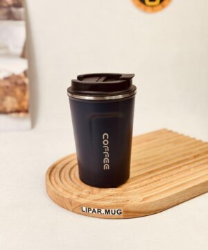 تراول ماگ بدنه پلاستیکی کافی coffee حجم 380 میل کد 1120