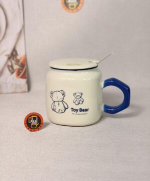ماگ مربعی دسته 6 ضلعی TOY BEAR کد 7435