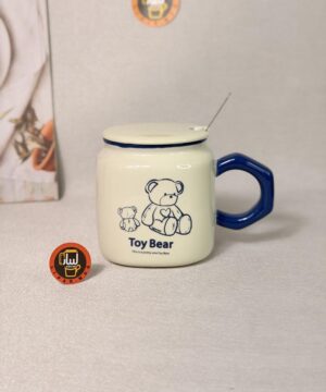 ماگ مربعی دسته 6 ضلعی TOY BEAR کد 7435