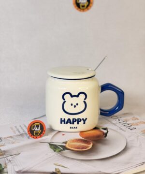 ماگ مربعی دسته 6 ضلعی LUCKY RABBIT کد 7444