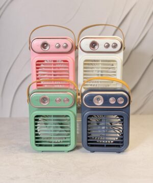 پنکه رومیزی مدل Retro Style Pattern Cool Air کد 7481