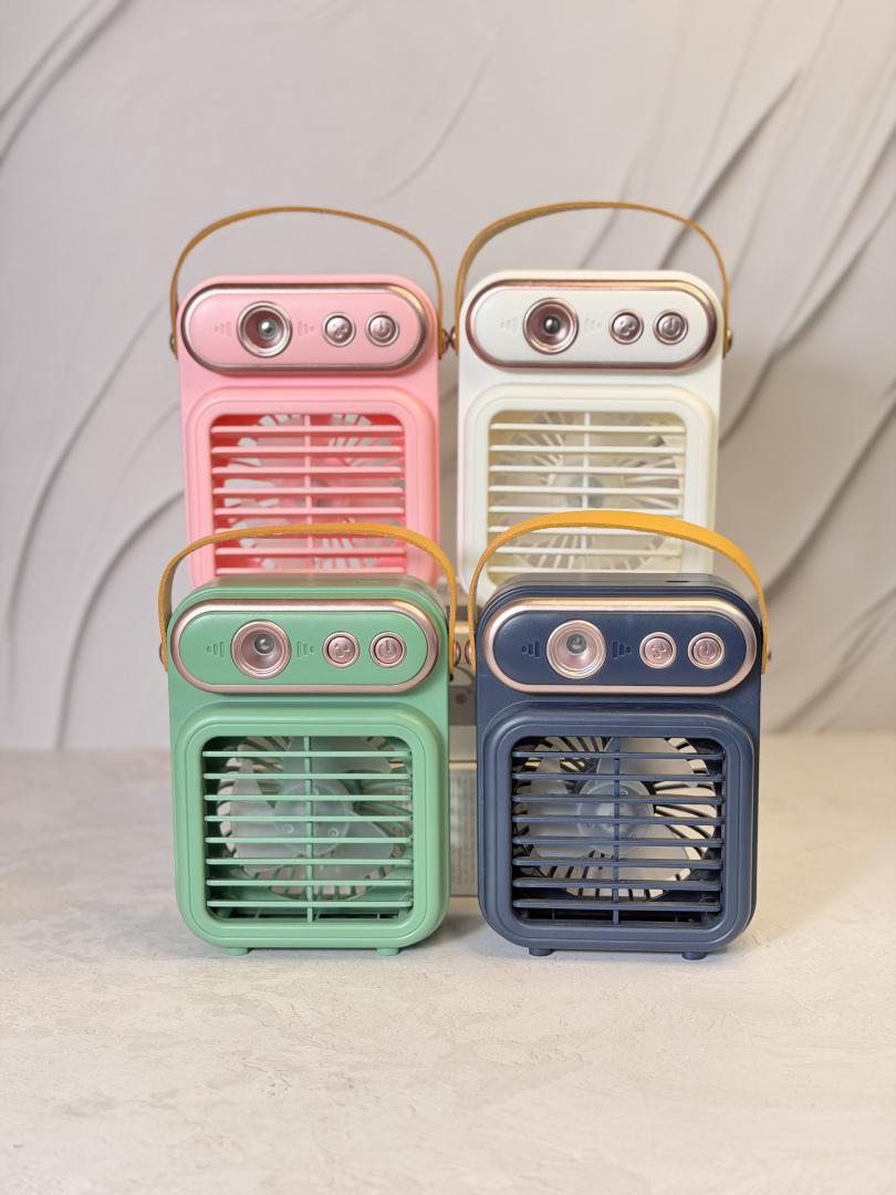 پنکه رومیزی مدل Retro Style Pattern Cool Air کد 7481