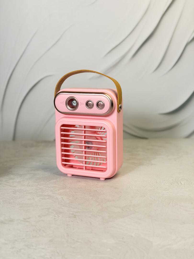 پنکه رومیزی مدل Retro Style Pattern Cool Air کد 7481
