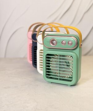 پنکه رومیزی مدل Retro Style Pattern Cool Air کد 7481