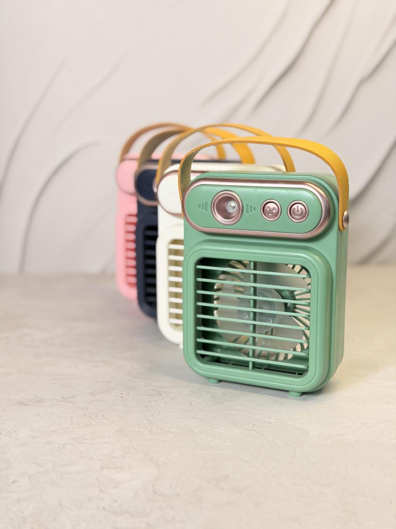 پنکه رومیزی مدل Retro Style Pattern Cool Air کد 7481