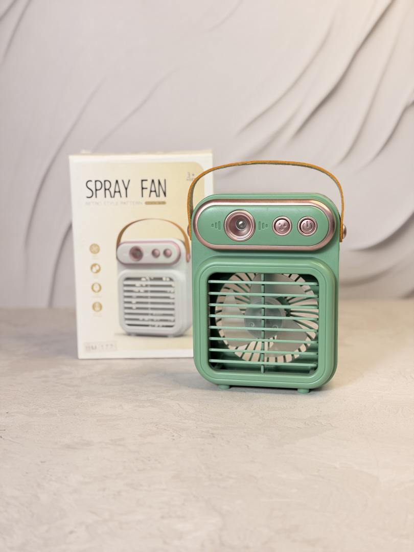 پنکه رومیزی مدل Retro Style Pattern Cool Air کد 7481