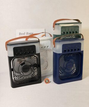 پنکه رومیزی مه پاش تایمر دار AIR COOLER FANکد 7422
