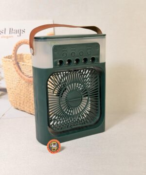 پنکه رومیزی مه پاش تایمر دار AIR COOLER FANکد 7422