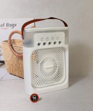 پنکه رومیزی مه پاش تایمر دار AIR COOLER FANکد 7422