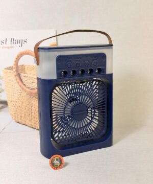 پنکه رومیزی مه پاش تایمر دار AIR COOLER FANکد 7422