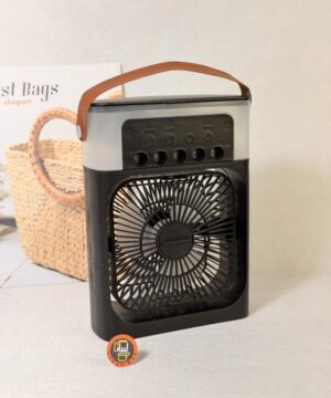پنکه رومیزی مه پاش تایمر دار AIR COOLER FANکد 7422