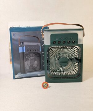 پنکه رومیزی مه پاش تایمر دار AIR COOLER FANکد 7422