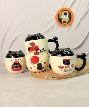 فنجان درب گربه ای گورجه کد 7534
