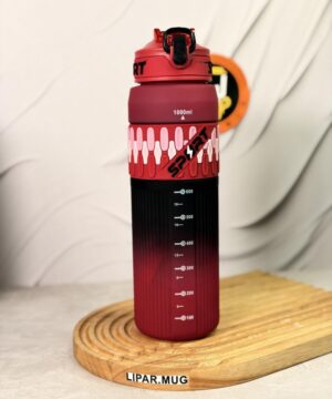 قمقمه باشگاهی شیار دار SPORT حجم ۱۰۰۰ میلی لیتر کد 7536