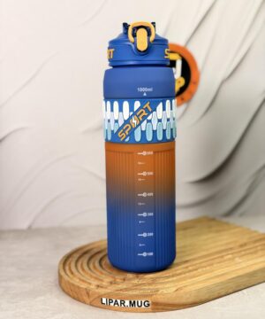 قمقمه باشگاهی شیار دار SPORT حجم ۱۰۰۰ میلی لیتر کد 7536