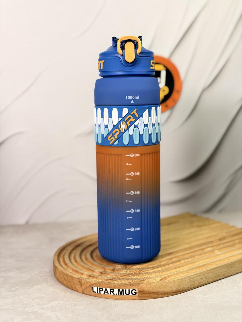 قمقمه باشگاهی شیار دار SPORT حجم ۱۰۰۰ میلی لیتر کد 7536