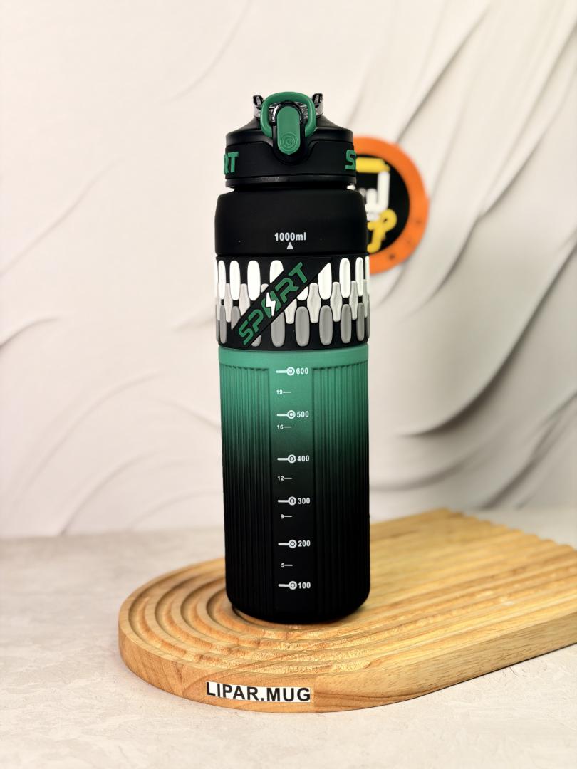 قمقمه باشگاهی شیار دار SPORT حجم ۱۰۰۰ میلی لیتر کد 7536