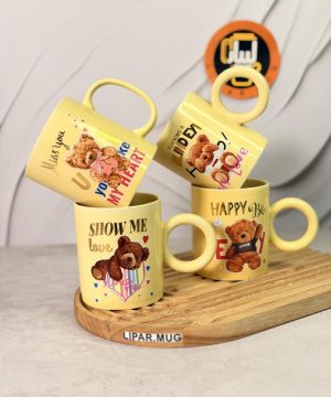 ماگ بدون درب تدی ولنتاینی کد 7540