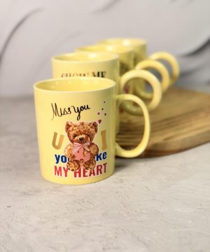 ماگ بدون درب تدی ولنتاینی کد 7540