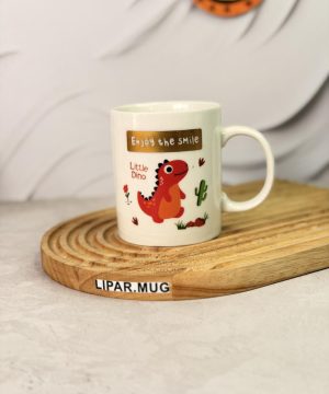 ماگ بدون درب دایناسور پلاک کد 7541