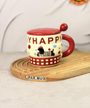 ماگ کمر برجسته تکست قاقش توپی کد7547