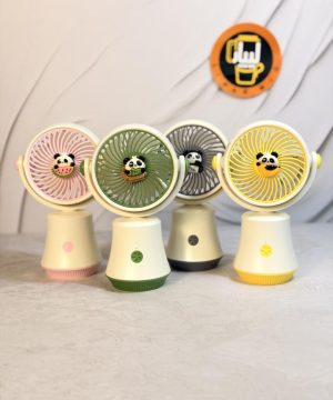 پنکه فانتزی پاندا چراغ دار کد 7557