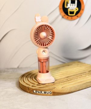 پنکه گوش کرومی و خرگوشی مه پاش دار کد 7560
