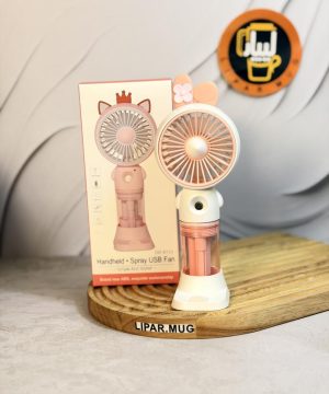 پنکه گوش کرومی و خرگوشی مه پاش دار کد 7560