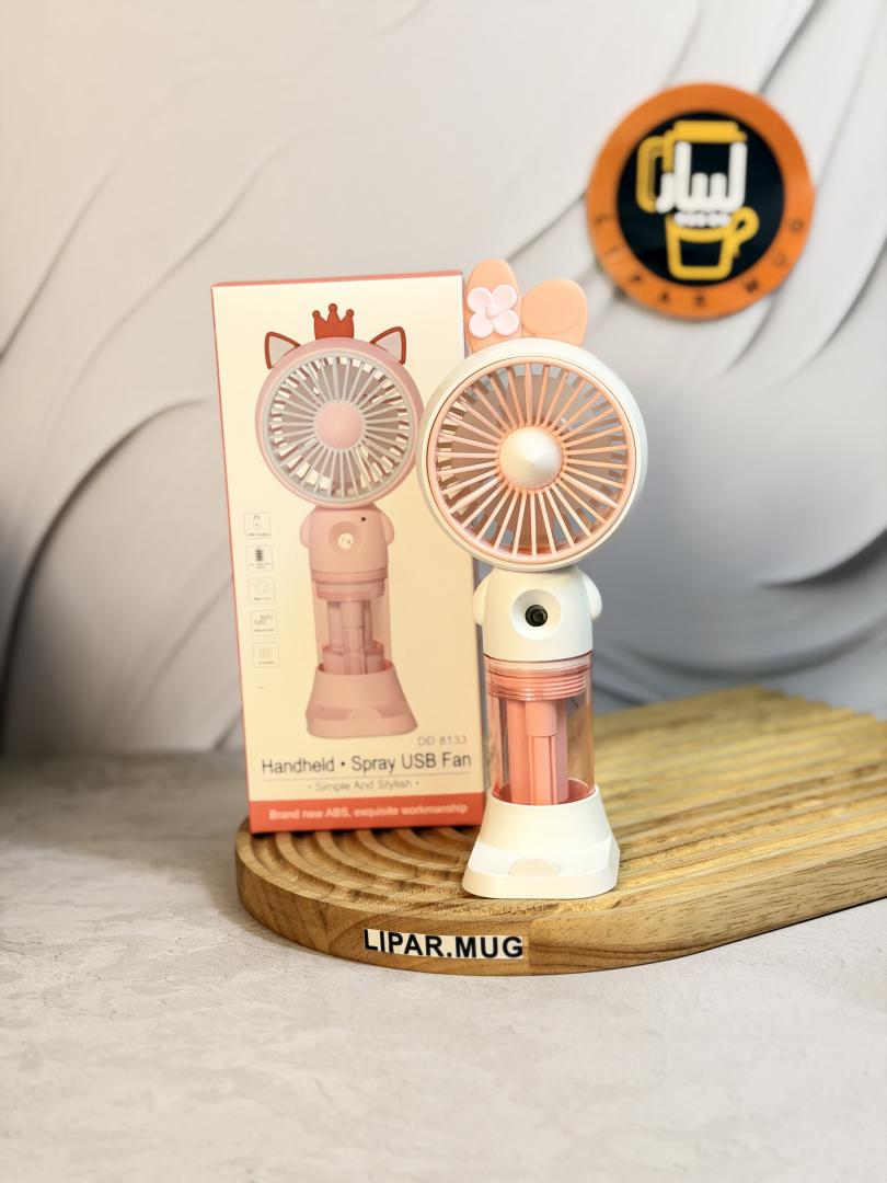 پنکه گوش کرومی و خرگوشی مه پاش دار کد 7560