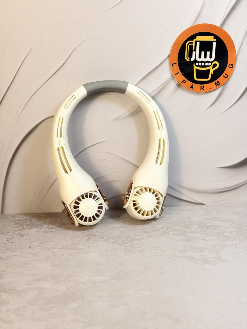 پنکه گردنی شارژی چرخشی کد 7563