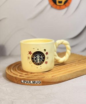 ماگ کوتاه دسته پیچی استارباکس کد 7573