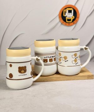 ماگ درب پیچی کمر باریک تدی کد 7579