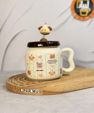 ماگ سرامیکی سگ فنری کد 7596