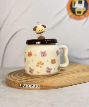 ماگ سرامیکی سگ فنری کد 7596